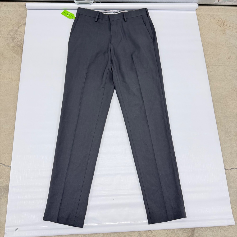 Haggar H26 Mens Premium Stretch Dress Pants Slim Fit Charcoal Gray 31x31 NWT